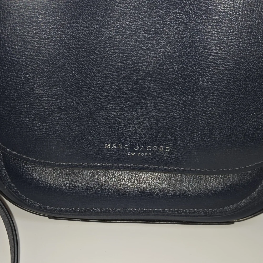Marc Jacobs Navy Leather Crossbody Bag